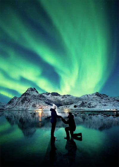 Proposal Under the Northern Lights