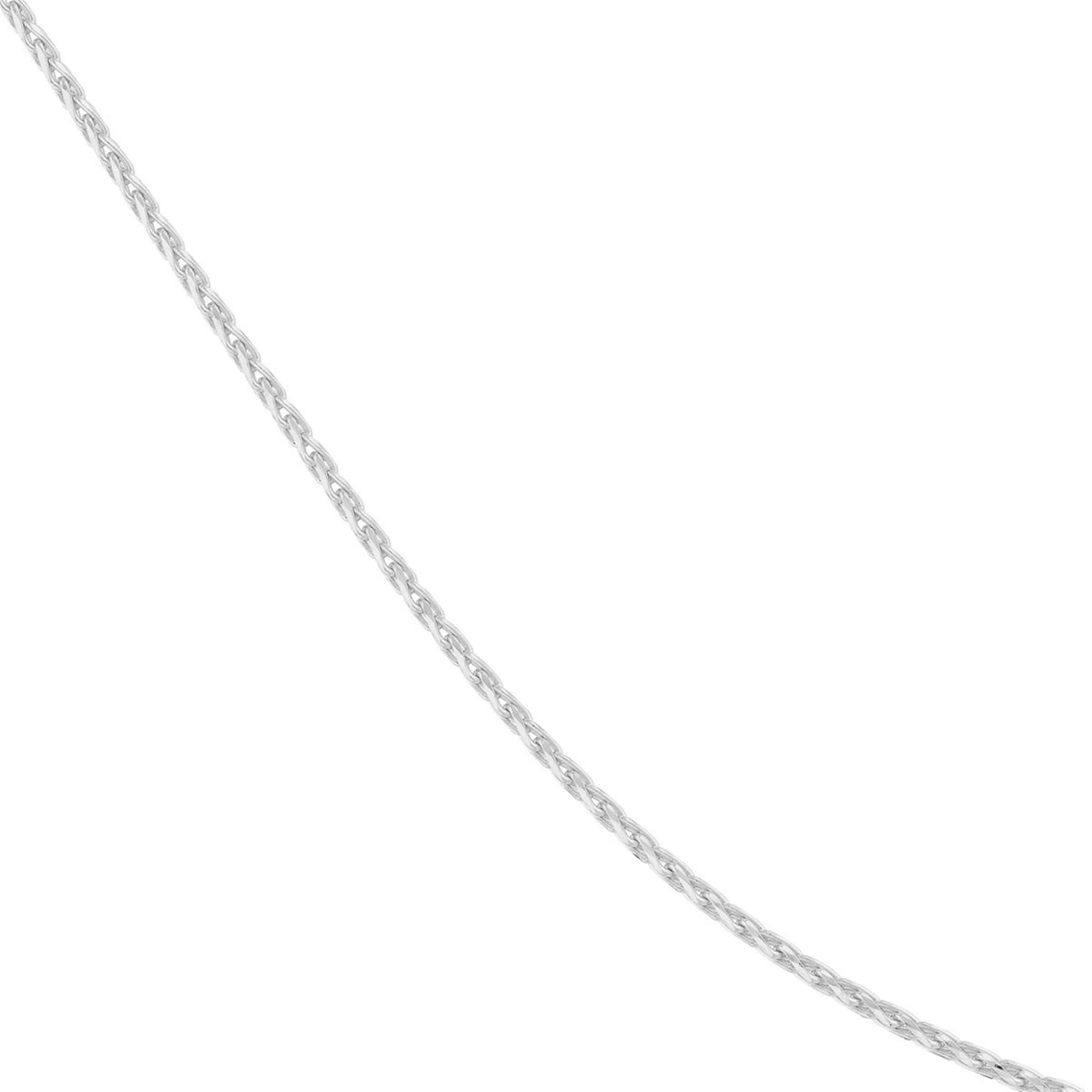 14K White Gold .93mm 20" Cable Link Chain