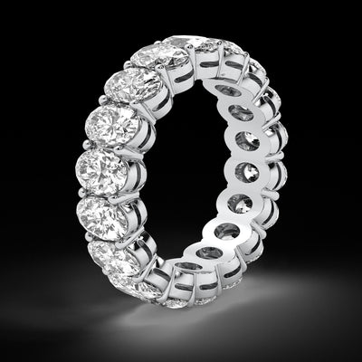 Platinum 7.50ctw Diamond Eternity Band