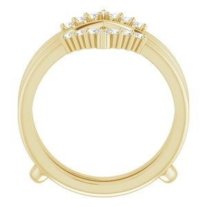 Ever & Ever 14K Yellow Gold .25ctw Diamond Ring Guard