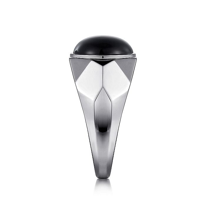 Gabriel Sterling Silver Onyx Ring