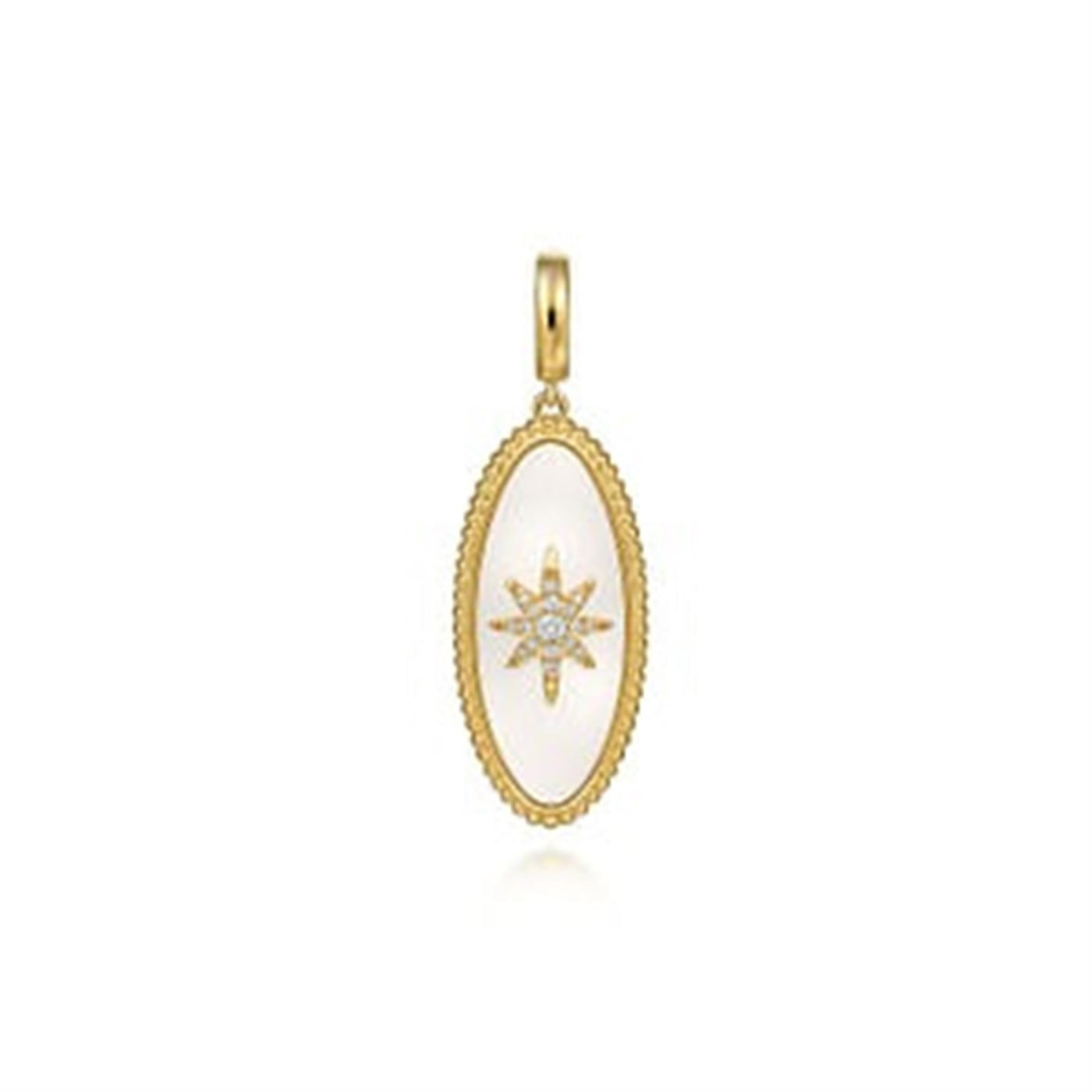 Gabriel 14K Yellow Gold Medallion