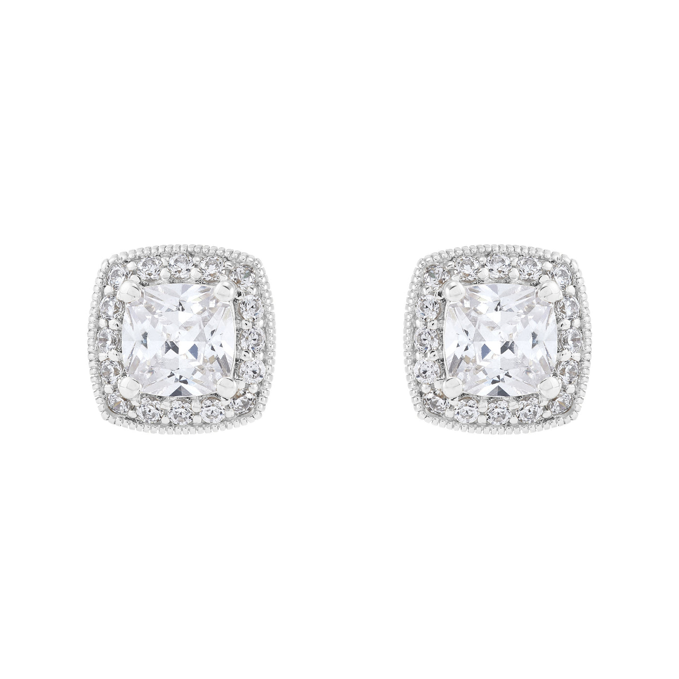 Armadani 14K White Gold 2.00ctw Stud Style Lab Grown Diamond Earrings