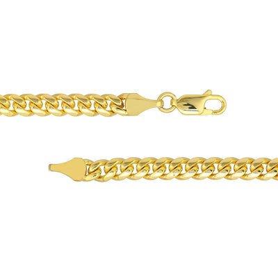 10K Yellow Gold 5mm 22" Miami Cuban Chain