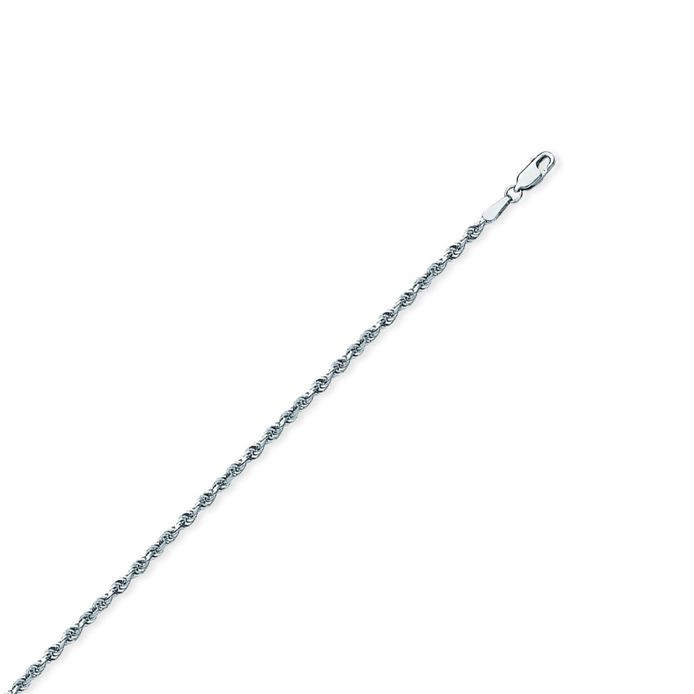 Sterling Silver 2.0mm 20" Rope Chain