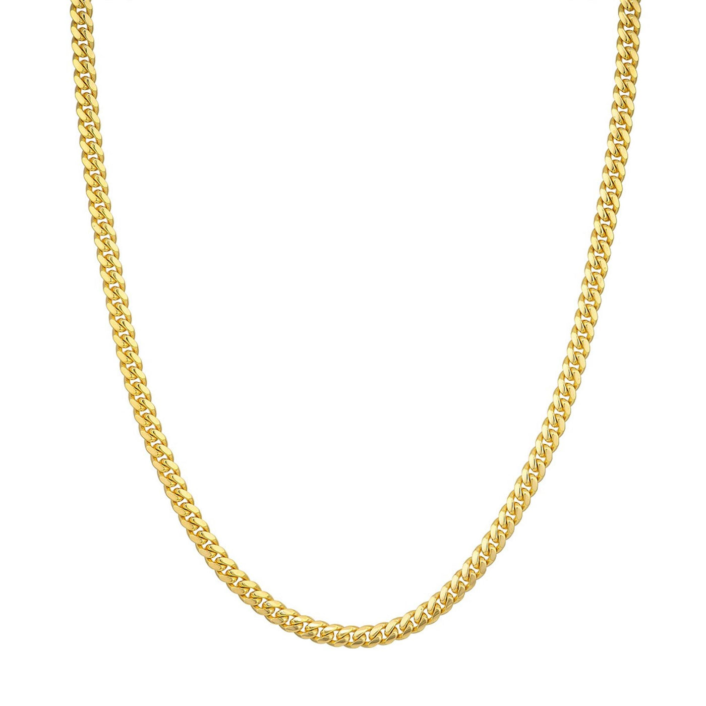 10K Yellow Gold 5mm 22" Miami Cuban Chain