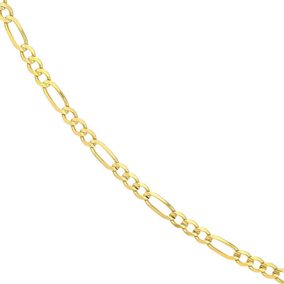 10K Yellow Gold 5.6mm 22" Figaro Chain