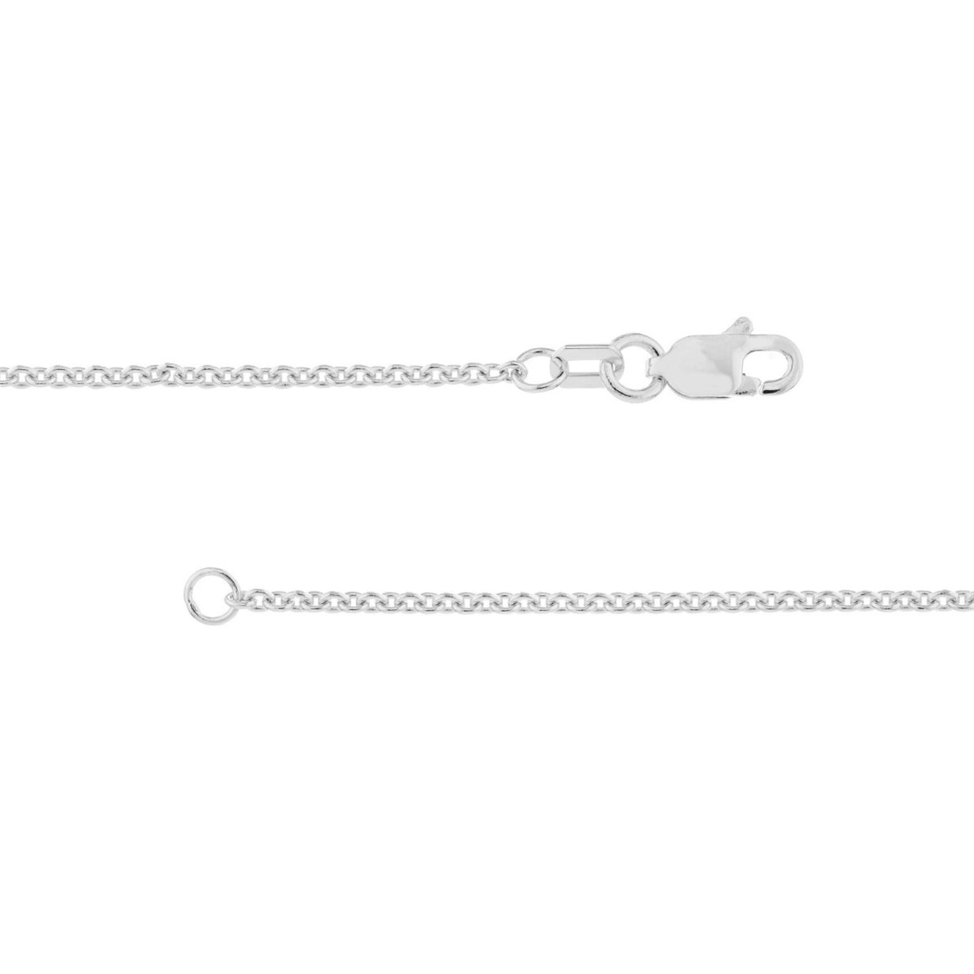 Sterling Silver 1.5mm 18" Cable Link Chain