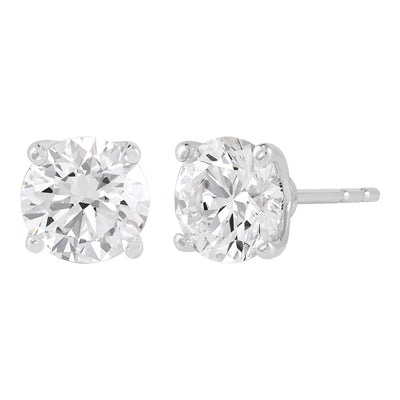 14K White Gold 1.66ctw Lab Grown Diamond Stud Earrings