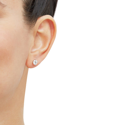 14K White Gold 1.66ctw Lab Grown Diamond Stud Earrings