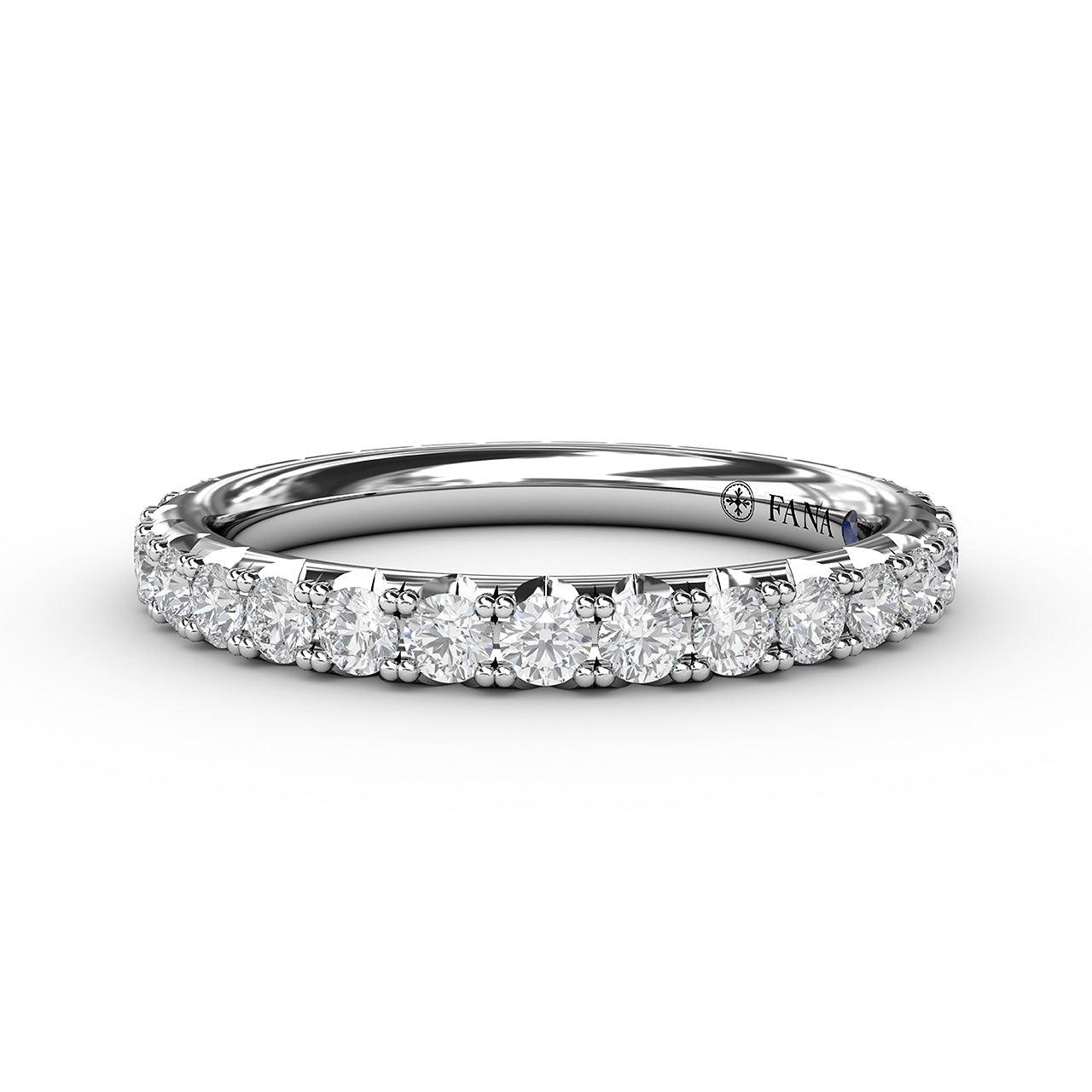 Fana 14K White Gold 1.05ctw Diamond Eternity Band