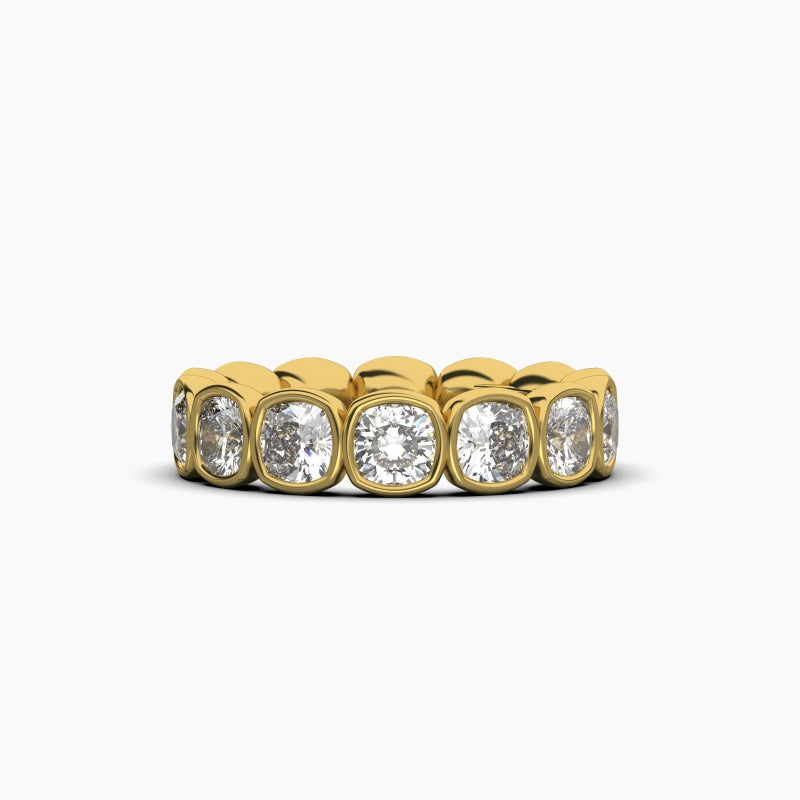 Ava Couture 14K Yellow Gold 4.20ctw Diamond Eternity Band