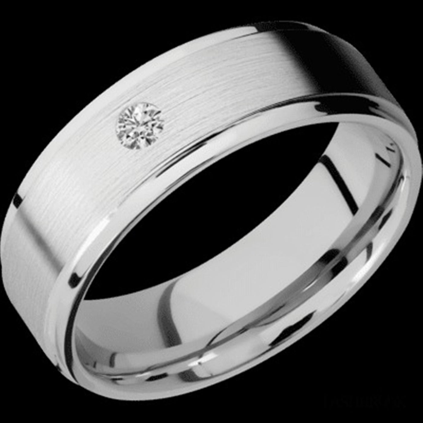 Lashbrook 14K White Gold 7mm Flat Wedding Band