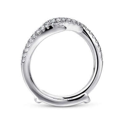 Gabriel 14K White Gold 0.40ctw Diamond Ring Guard