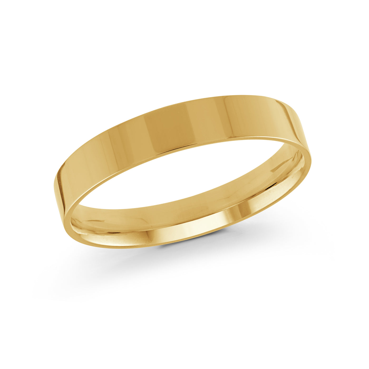 Malo 14K Yellow Gold 4mm Flat Wedding Band