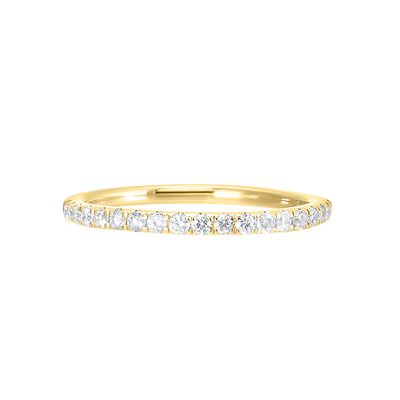 14K White Gold 0.33ctw Diamond Wedding Band