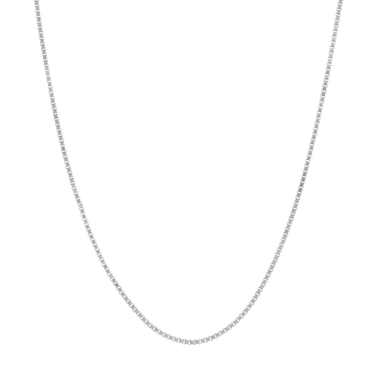 Sterling Silver .8mm 20" Box Chain