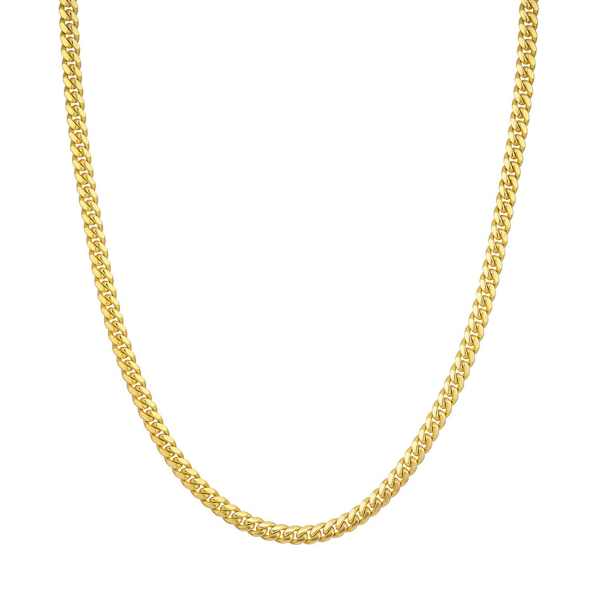 10K Yellow Gold 6.7mm 22" Miami Cuban Chain