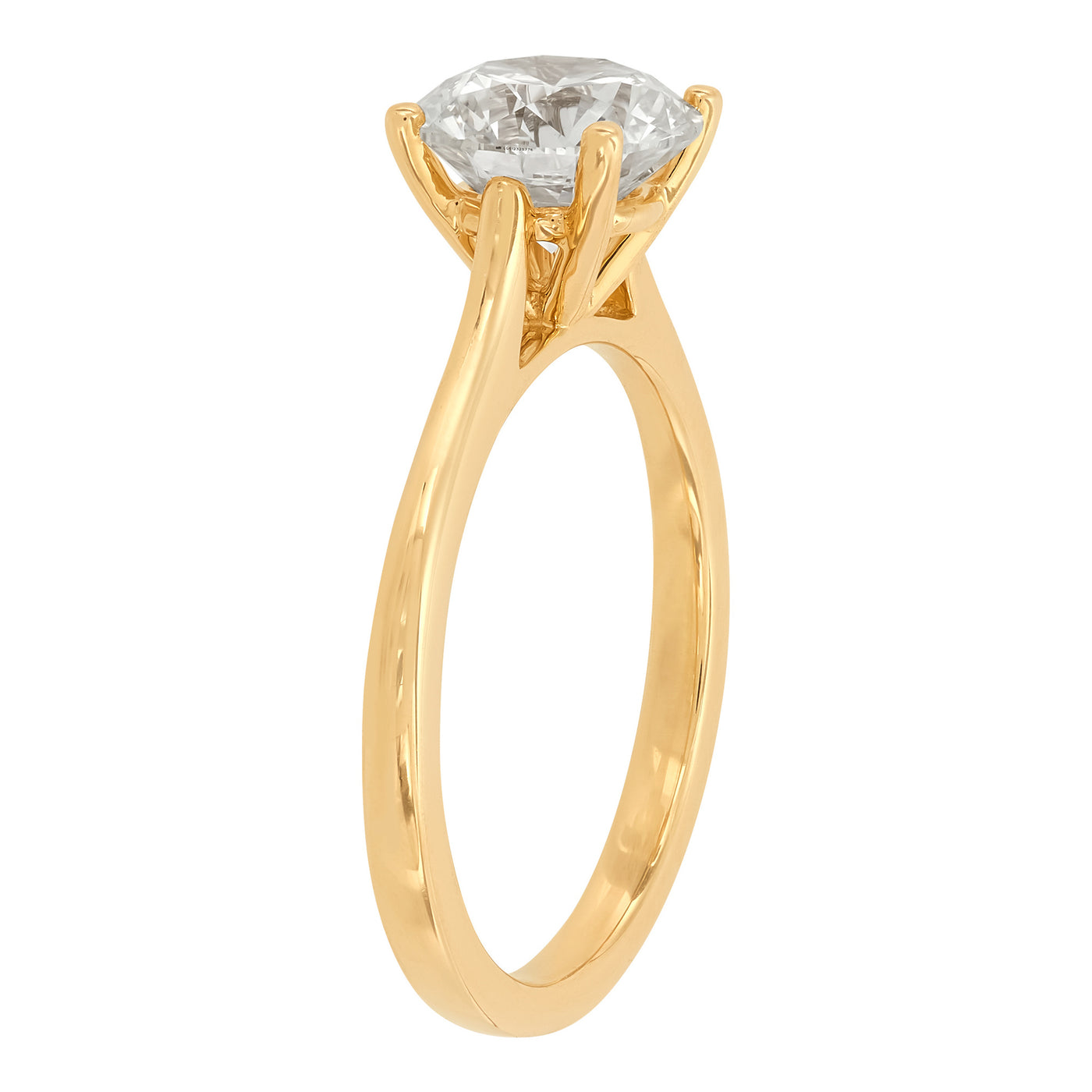 Armadani 14K Yellow Gold 2.06ctw 4 Prong Lab Grown Diamond Engagement Ring