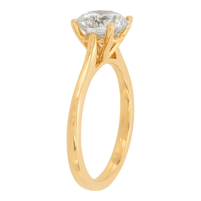 Armadani 14K Yellow Gold 2.06ctw 4 Prong Lab Grown Diamond Engagement Ring