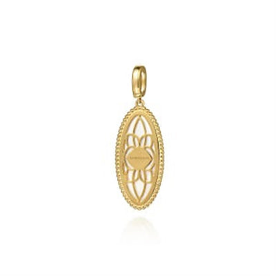 Gabriel 14K Yellow Gold Medallion