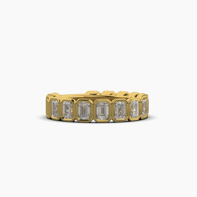 Ava Couture 14K Yellow Gold 1.50ctw Diamond Wedding Band