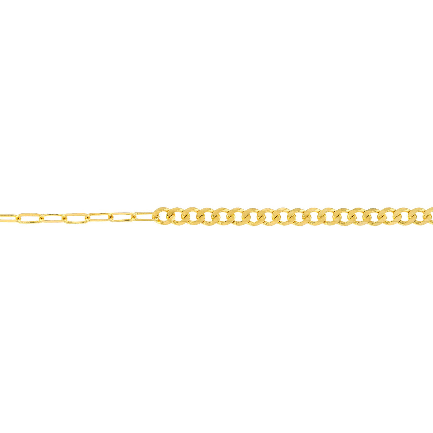 14K Yellow Gold 1.95mm 20" Polished Paper Clip Chain