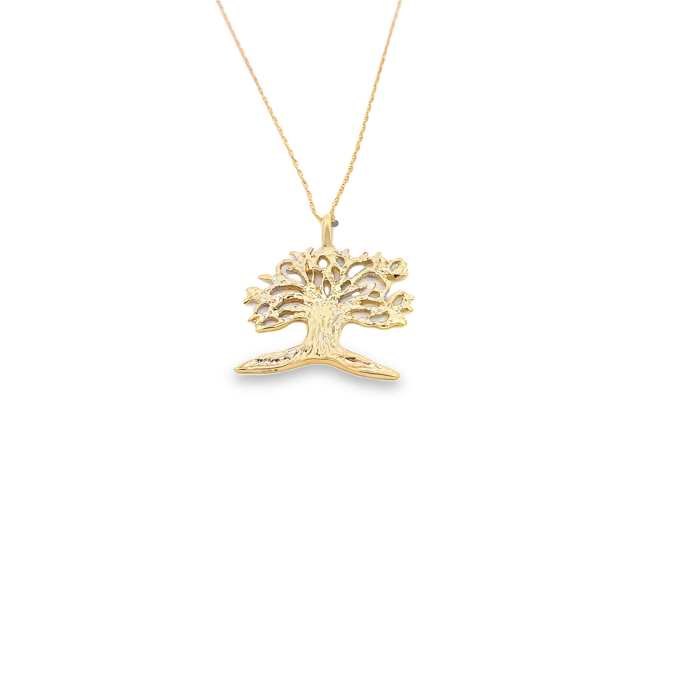 Estate 14K Yellow Gold Tree of Life