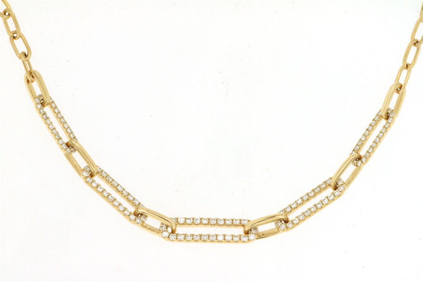 14K Yellow Gold 0.71ctw Contemporary Style Necklace