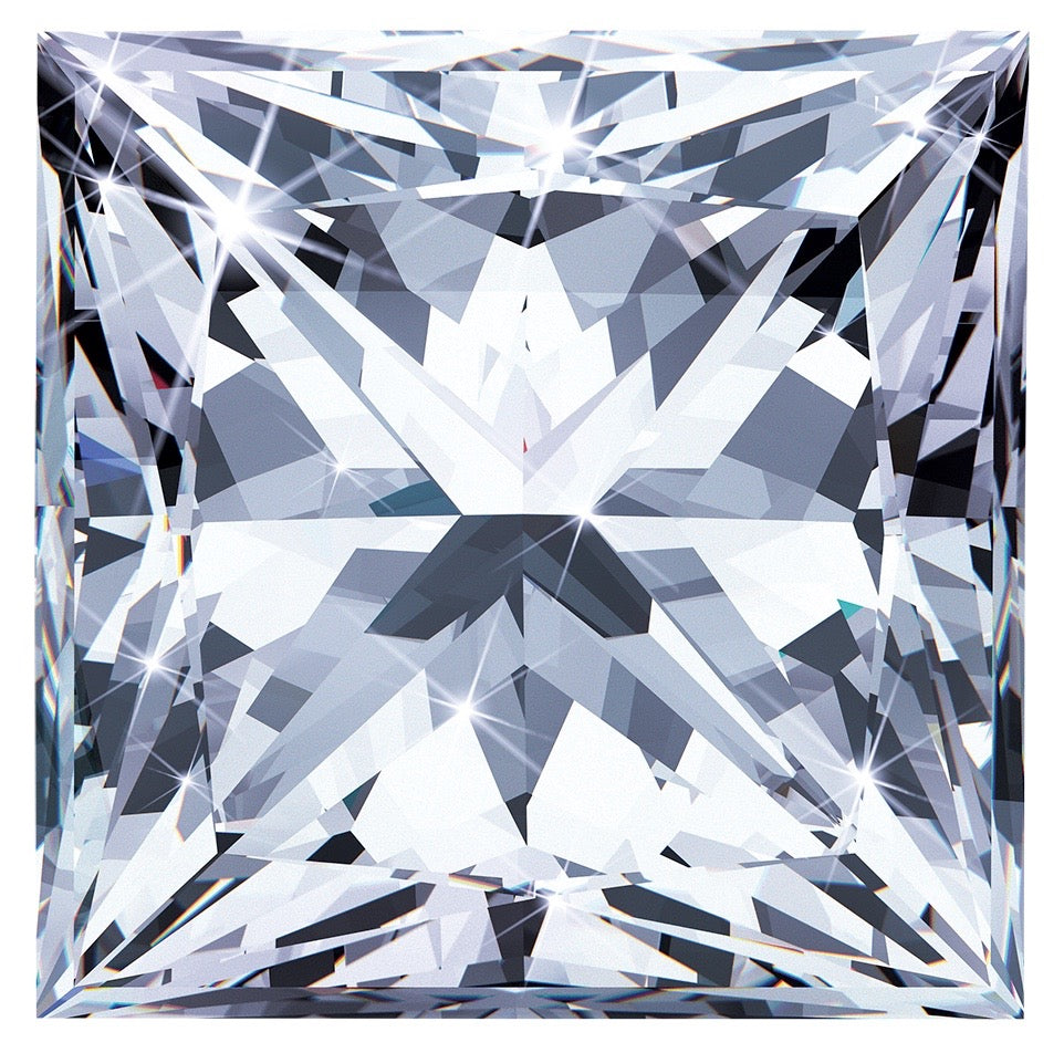 1.64ct SI1 E Princess Diamond