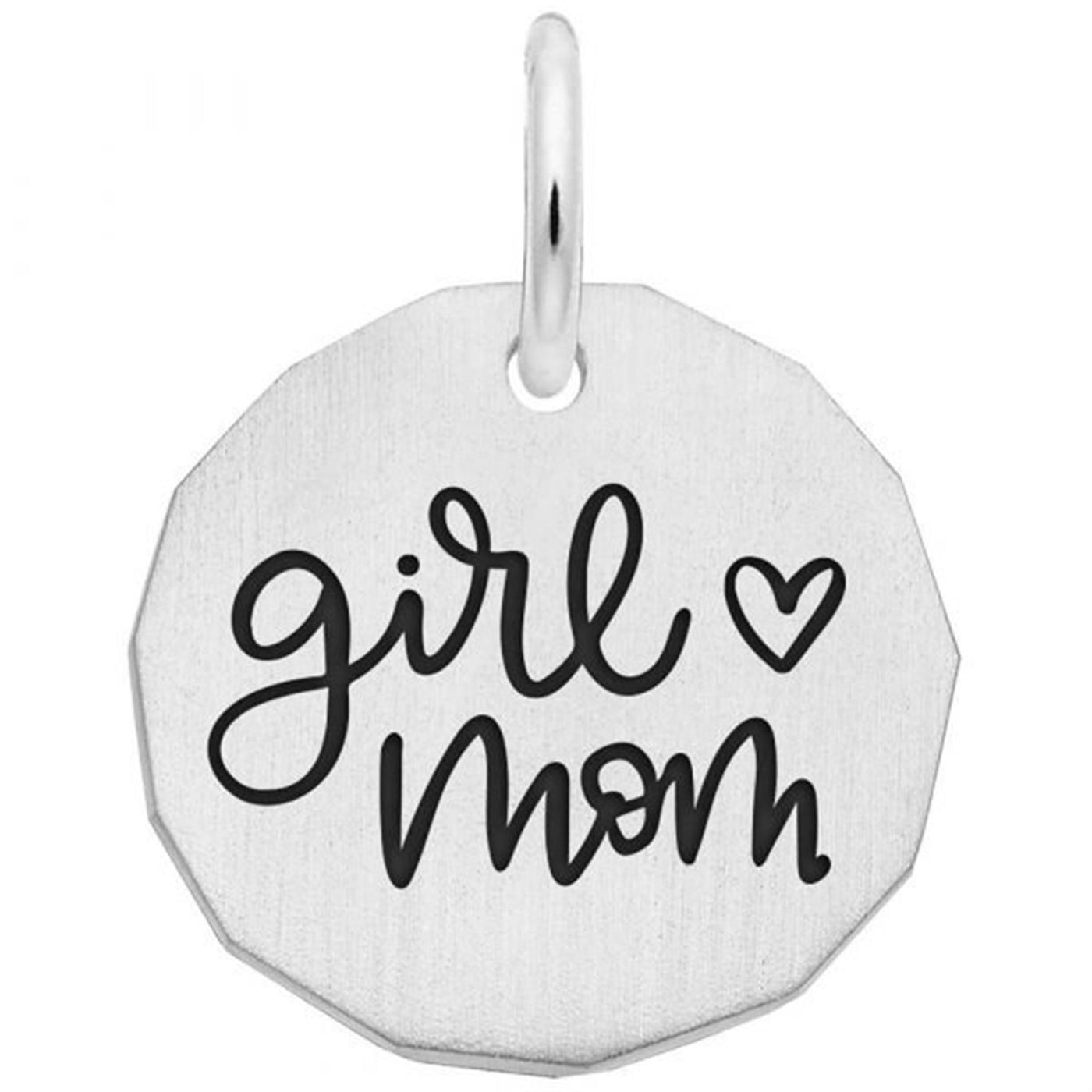 Sterling Silver Girl Mom