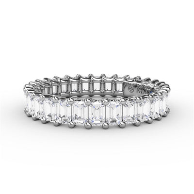 14K White Gold 2.39ctw Diamond Eternity Band 
Featuring a Polished Finish