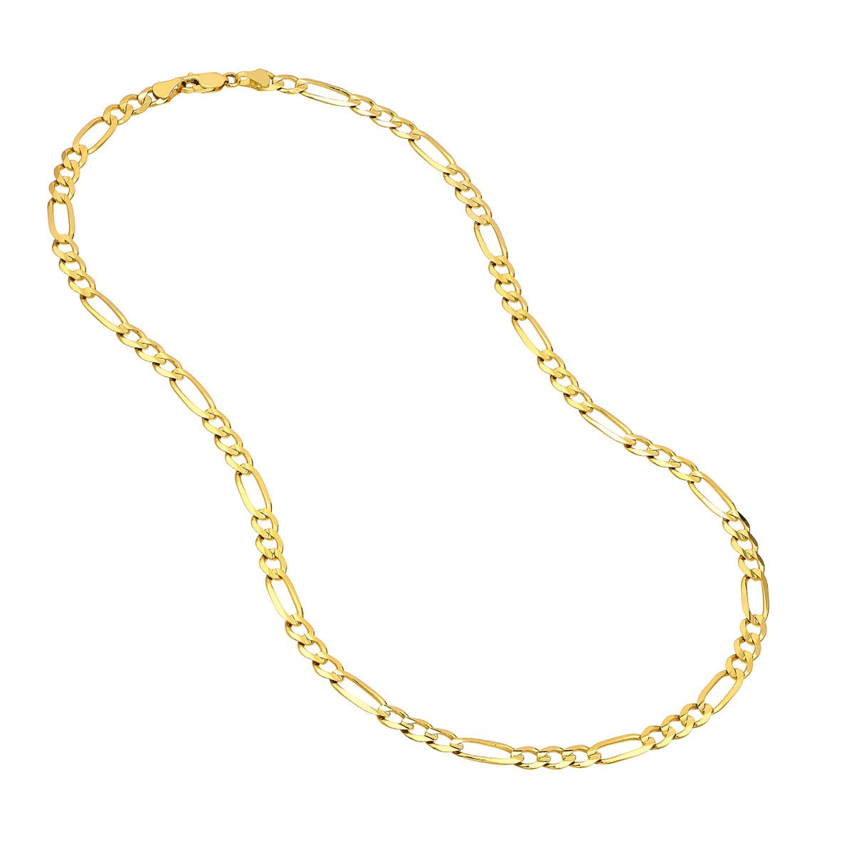 10K Yellow Gold 5.6mm 22" Figaro Chain