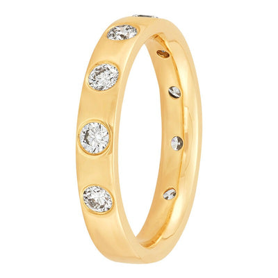 Armadani 14K Yellow Gold 0.75ctw Lab Grown Diamond Wedding Band