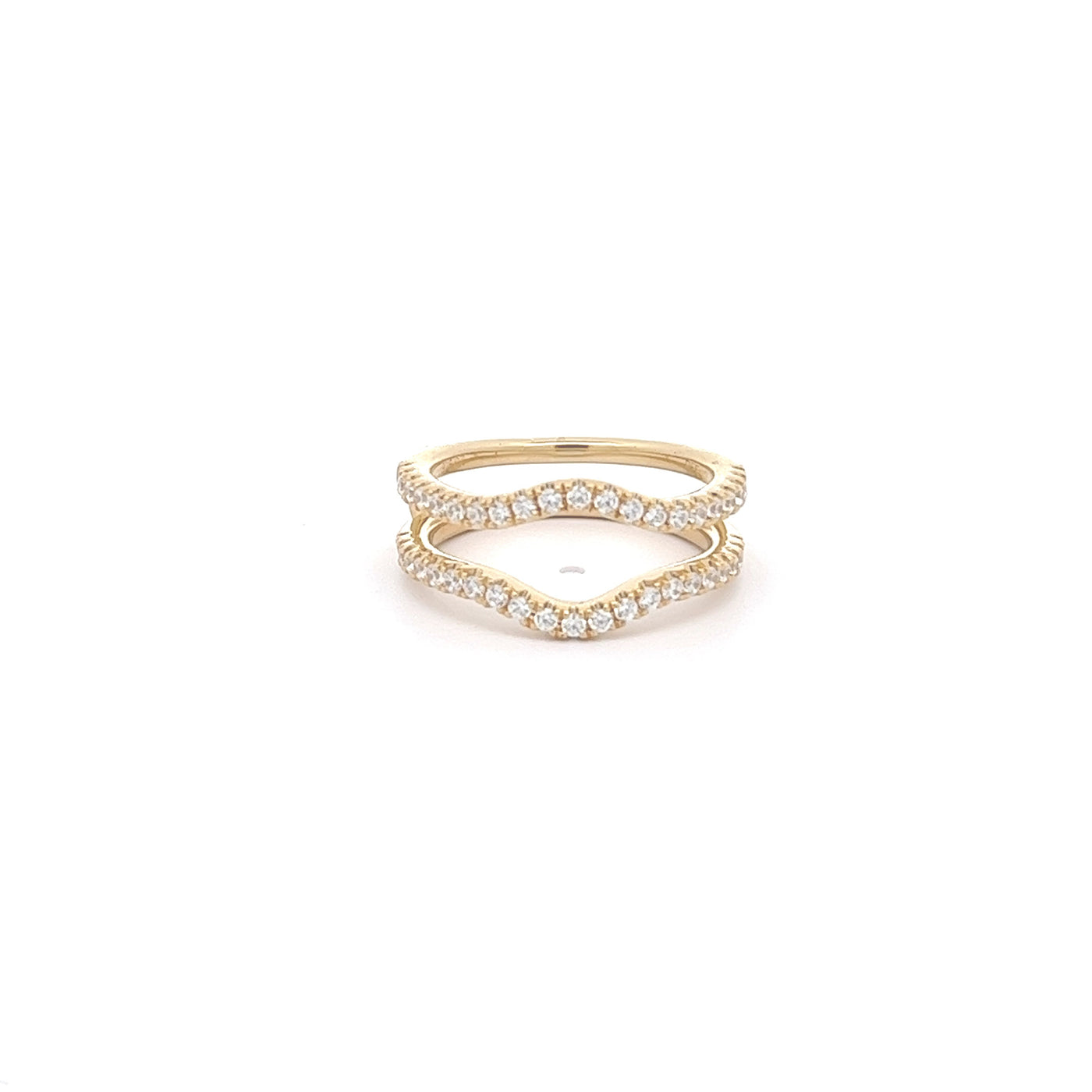 Diamonds Forever 14K Yellow Gold 0.55ctw Diamond Ring Guard