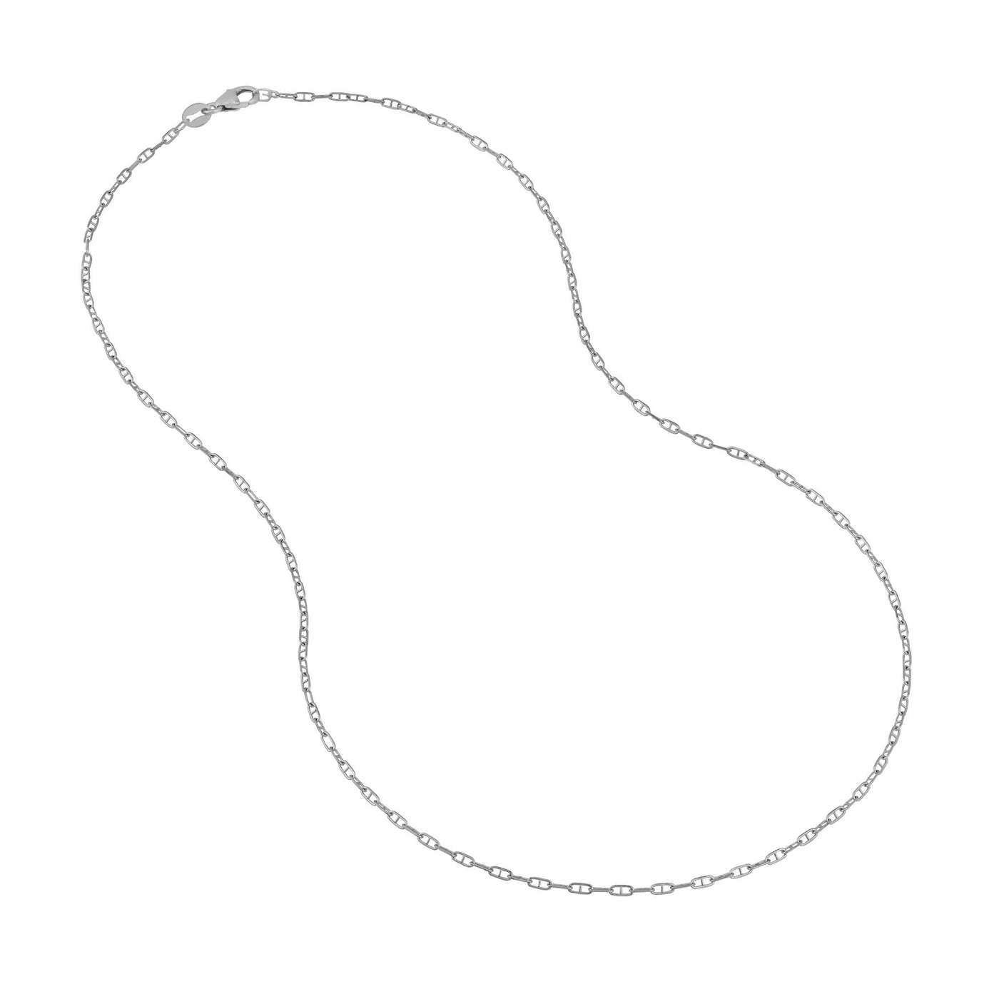 Sterling Silver 1.57mm 20" Marine Chain