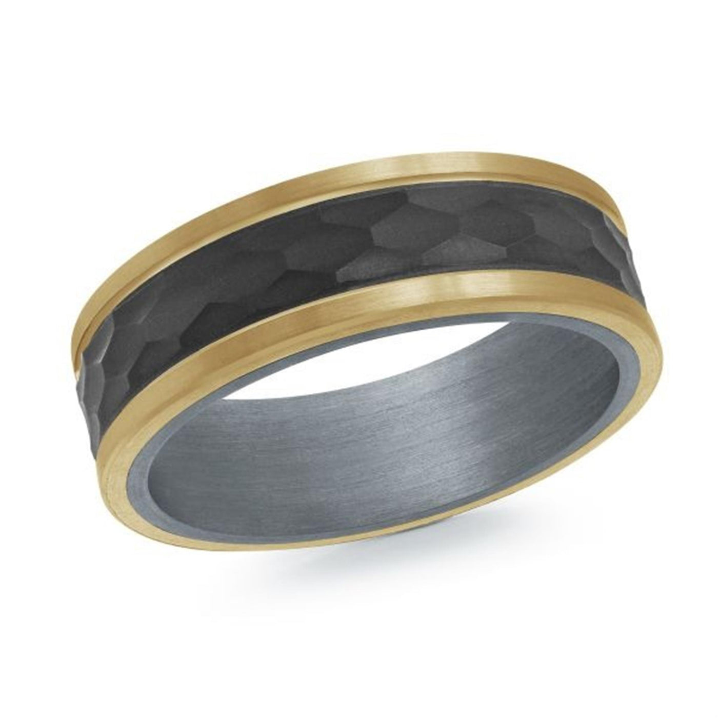 Malo 7mm Tantalum and 14K Yellow Gold Wedding Band