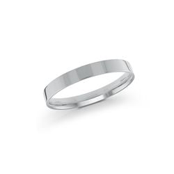 Malo 14K White Gold 2mm Flat Wedding Band