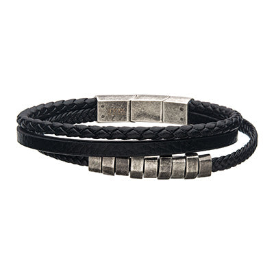 Inox Antiqued Steel Bracelet