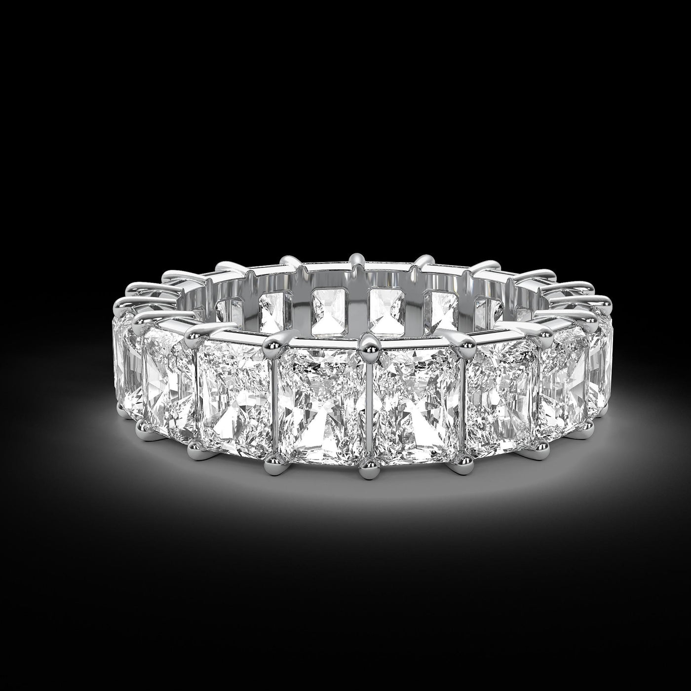 Platinum 6.00ctw Diamond Eternity Band