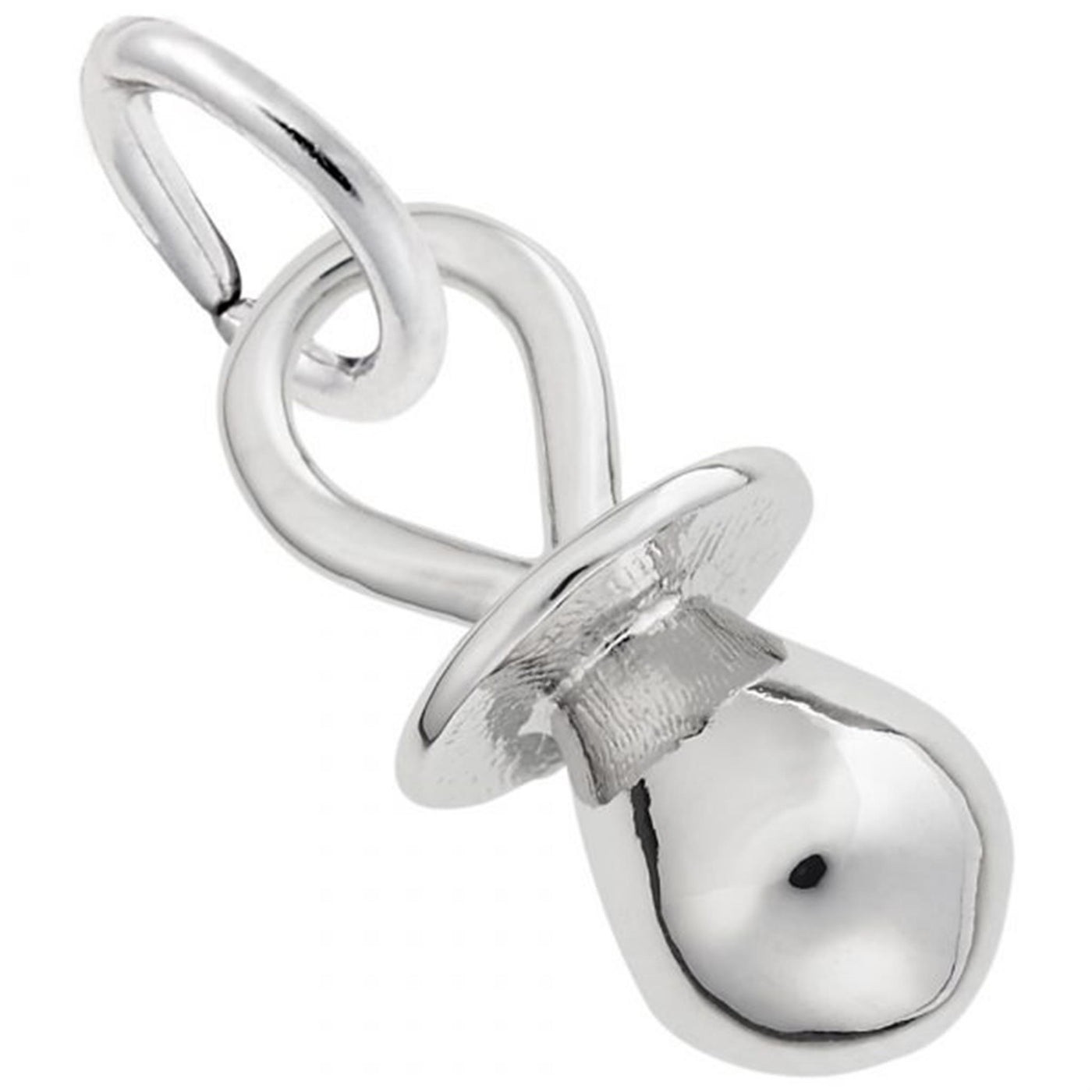 Sterling Silver Pacifier Sentiment Charm
