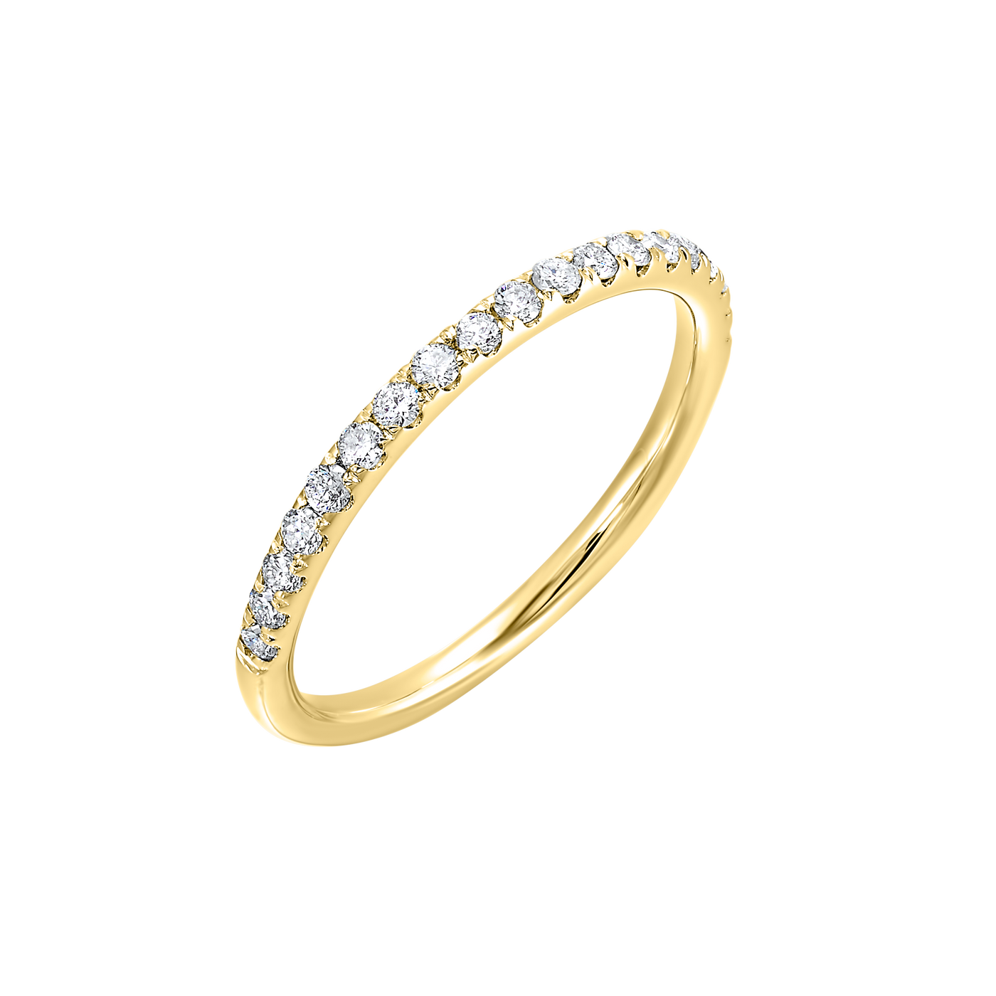 14K White Gold 0.33ctw Diamond Wedding Band