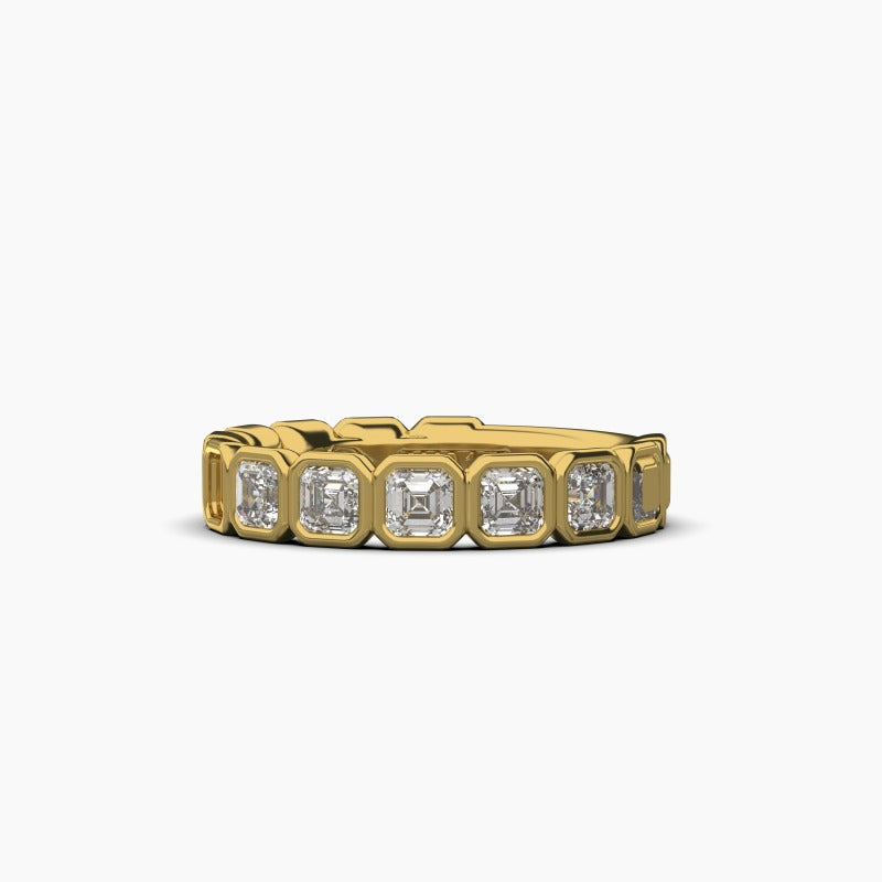 Ava Couture 14K Yellow Gold 1.35ctw Diamond Wedding Band