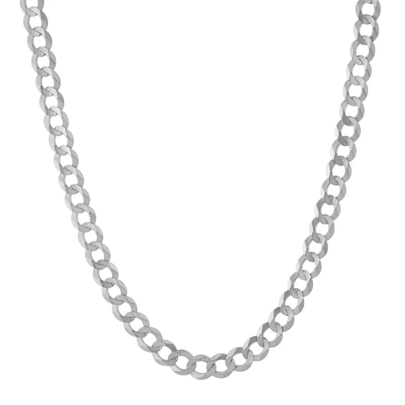 Sterling Silver 7.05mm 22" Cuban Chain