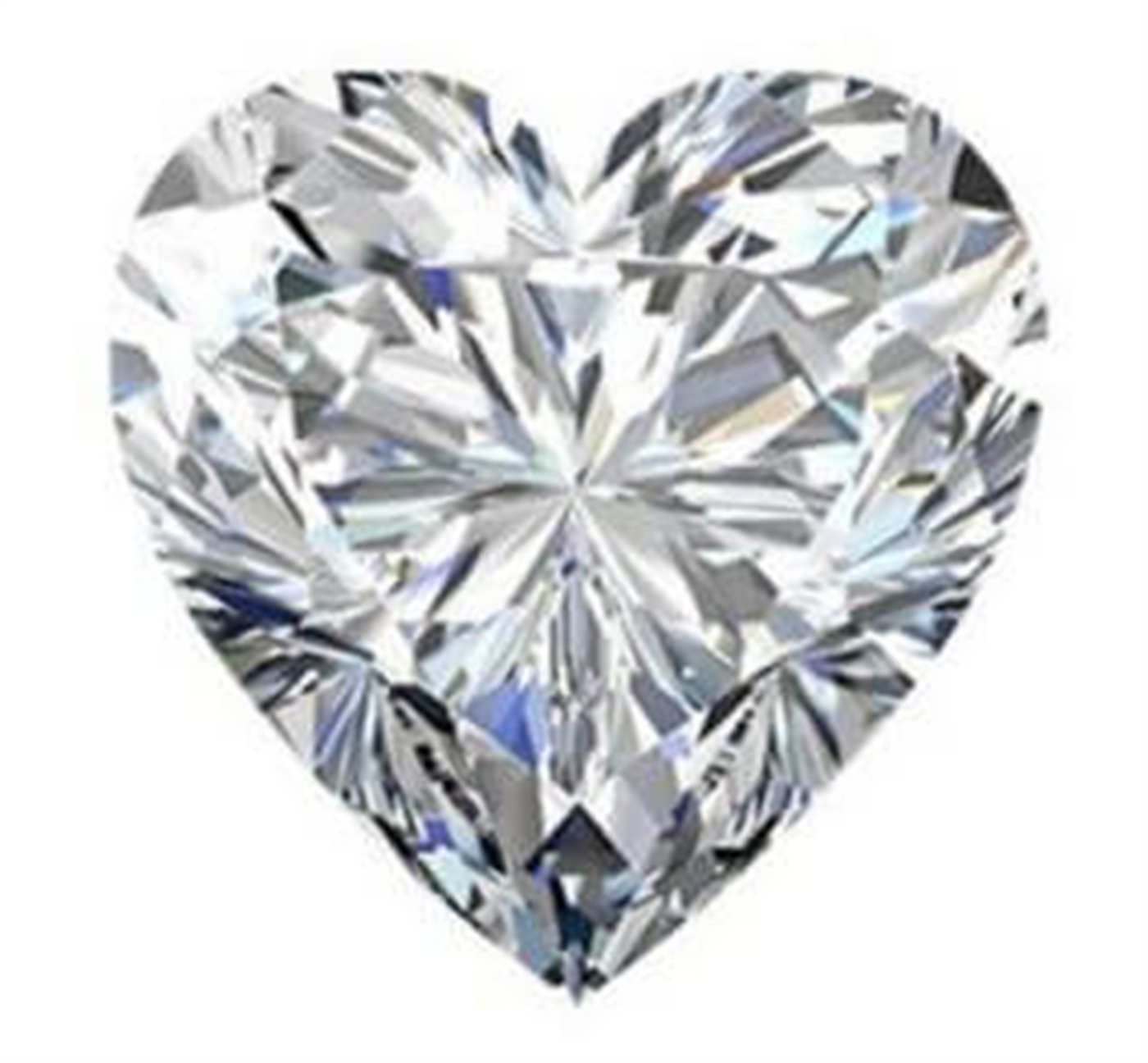 0.50ct VVS1 D Heart Diamond