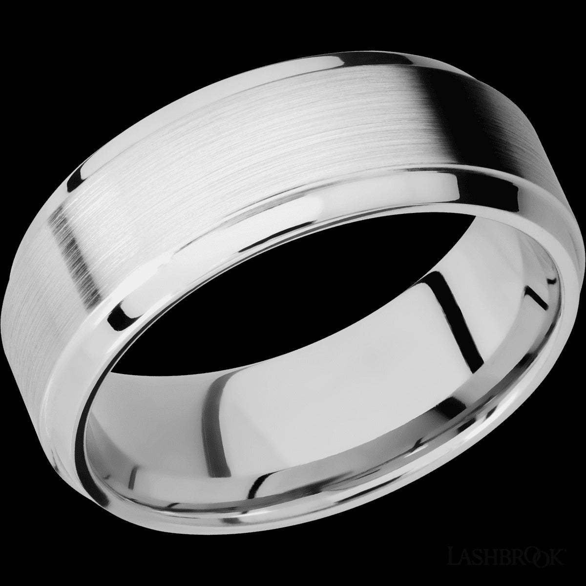 Lashbrook 14K White Gold 8mm Flat Wedding Band