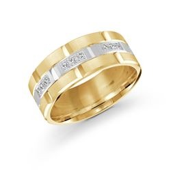 Malo 14K Yellow Gold 9mm Flat Wedding Band