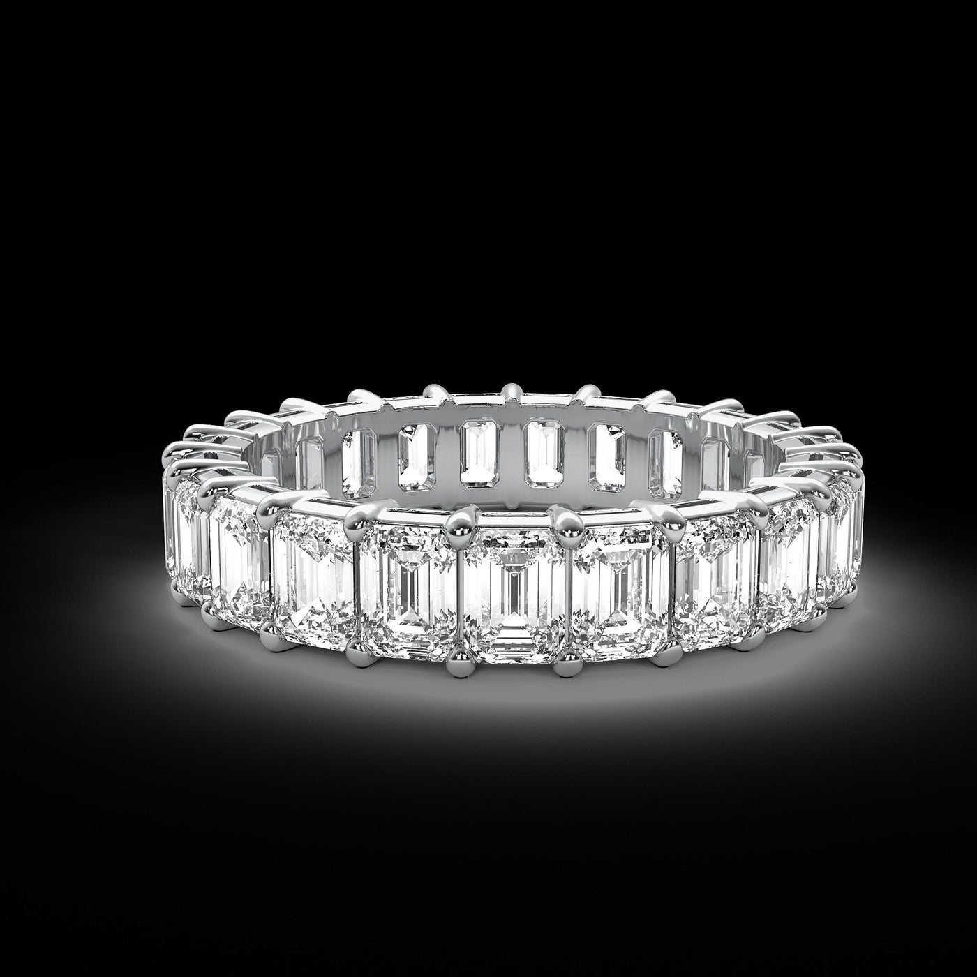 Platinum 4.50ctw Diamond Eternity Band