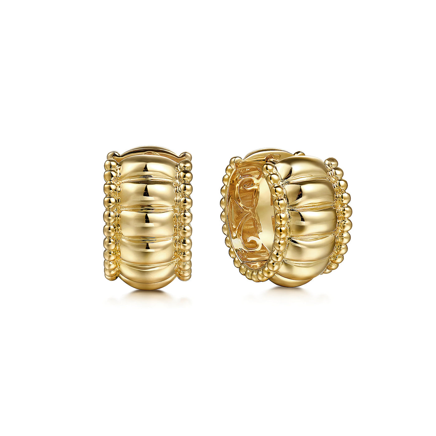 Gabriel 14K Yellow Gold Bujukan Huggie Style Earrings