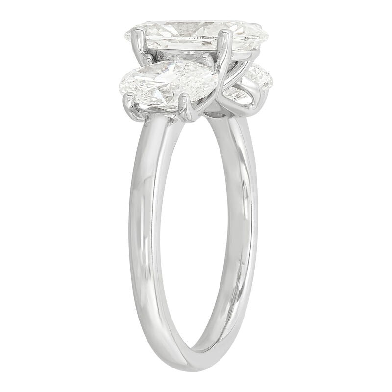 Armadani 14K White Gold 3.50ctw 4 Prong Lab Grown Diamond Engagement Ring